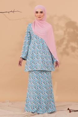 MINI KURUNG PRINTED 1.05 - POWDER BLUE